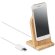 Cargadores inalámbricos soporte magnético bambú Hintois 10W iPhone 12+ Madera detalle 3