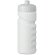 Botella Pe 500 ml multicolor para deporte personalizada blanco