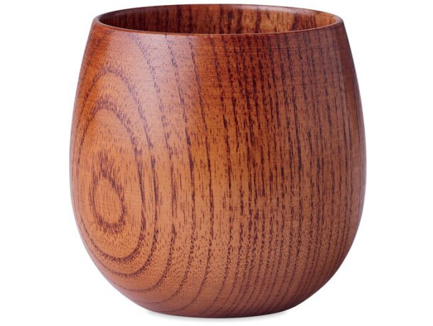 Vaso de madera de roble Ovalis Madera detalle 5