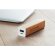 Powerbank 2200 mAh Powerbam en bambú con indicador de luz y USB tipo C Madera detalle 5