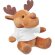 Peluches bordados personalizable Rudolph con sudadera con capucha Blanco detalle 8