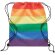 Bolsa cuerdas rainbow de RPET Bow merchandising