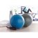 Balón de pilates con mancha Inflaball Azul detalle 3