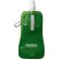 Botella de agua plegable enrollable personalizada merchandising verde transparente