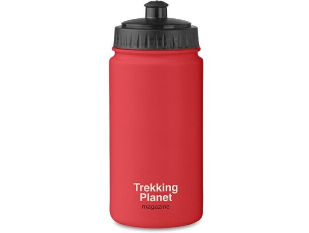 Bidón deportivo botellín básico personalizado personalizado rojo