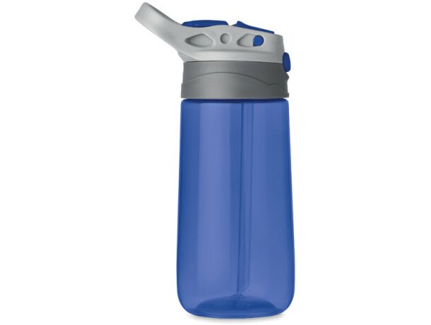 Botella de Tritán™ 450ml Shiku para deporte personalizada merchandising azul transparente