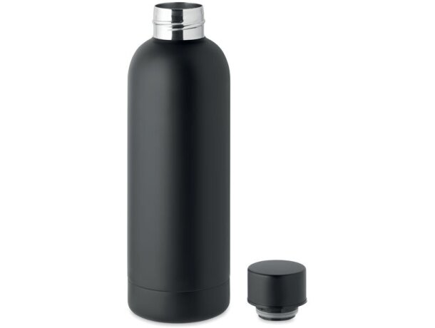 Botellas de acero inoxidable Athena con aislante al vacío 500ml anti fugas Negro detalle 1