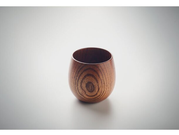 Vaso de madera de roble Ovalis Madera detalle 5