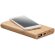 Powerbank de bambú 4000 mAh Arenapower C con luz indicadora y USB-C Madera detalle 3