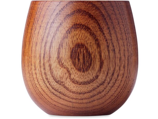 Vaso de madera de roble Ovalis Madera detalle 2