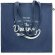 Bolsa de compras plegables personalizada Style Tote denim reciclado 50% Azul detalle 4