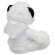 Peluche personalizable Penny osito panda con sudadera ideal para sublimación Blanco detalle 3