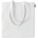 Bolsas reciclables con EcoTote asas largas non woven 100 gr/m² Blanco