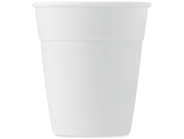 Vasos de plástico con capacidad de 350ml marca Oria material PP Blanco detalle 1