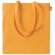 Bolsas reciclables con EcoTote asas largas non woven 100 gr/m² Naranja