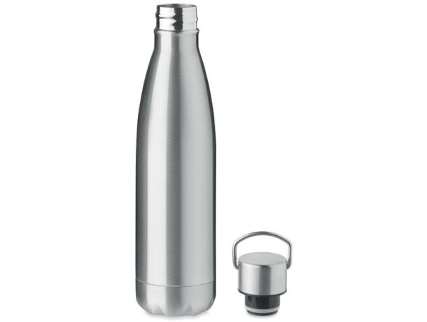 Botella termo personalizada Arctic acero inoxidable doble pared 500ml Plateado mate detalle 1