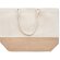 Bolsa de playa Pantai con asas de cordón y base de yute 280 gr/m&#xB2; Beige detalle 2