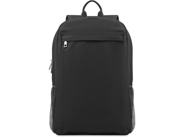 Mochilas para ordenador personalizadas Eiri para portátil de 15'' canvas 340 gr/m² Negro detalle 2