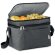 Bolsa nevera promocional Icecube RPET 600D con doble compartimento aislado Negro detalle 1