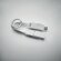 Llaveros con cable de carga originales metal KEY C Blanco detalle 6