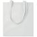 Bolsas de algodón personalizables Cottonel Colour ++ asas largas algodón 180 gr/m&#xB2; Blanco