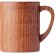 Taza con logo madera de roble Travis Madera detalle 2