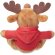 Peluches bordados personalizable Rudolph con sudadera con capucha Rojo detalle 2