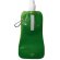 Botella de agua plegable enrollable personalizada personalizada verde transparente