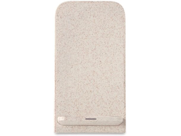 Cargador inalámbrico con soporte de smartphone Layaback Beige detalle 5