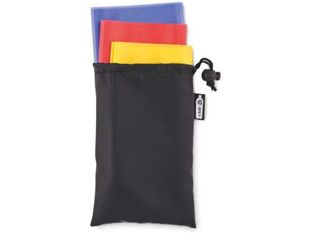 Set bandas de fitnesss barato látex Top Fit Negro detalle 2