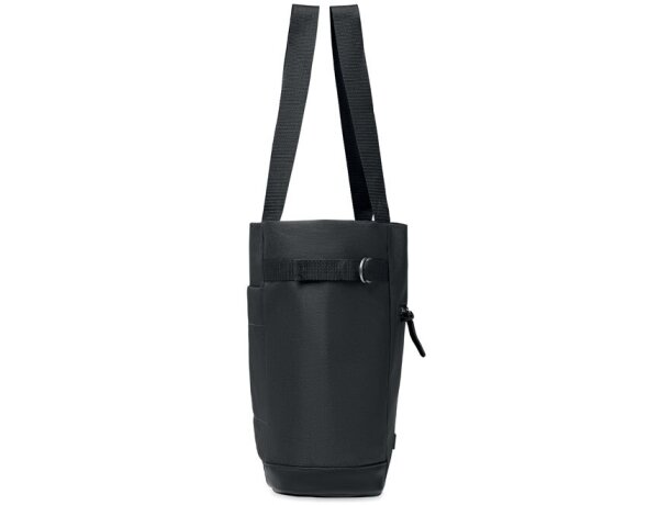 Bolsa de playa rPET 600D 340 g/m2 Daegu BAG Negro detalle 1