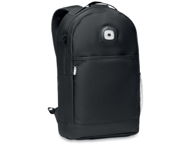 Mochilas deportivas Urbanback en RPET 600D con luz COB y 3 niveles Negro detalle 2