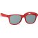 Gafas de sol con logotipo Macusa clásicas elegantes montura RPET UV400 Rojo transparente