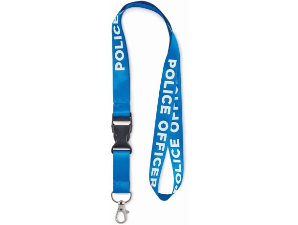 Lanyard satinado con hebilla