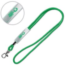 Lanyard de cuerda con deslizante de pvc