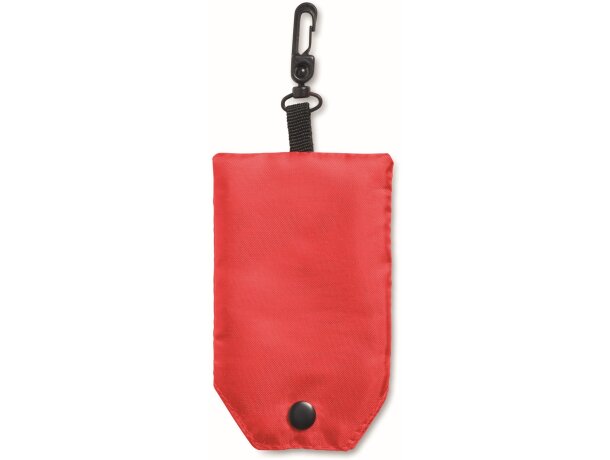 Bolsa de compra plegable 210d rojo