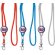 Lanyard cilíndrico con circulo deslizante