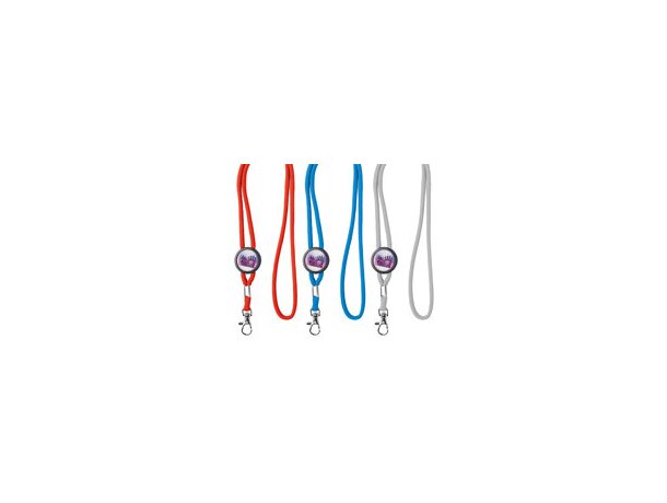 Lanyard cilíndrico con circulo deslizante