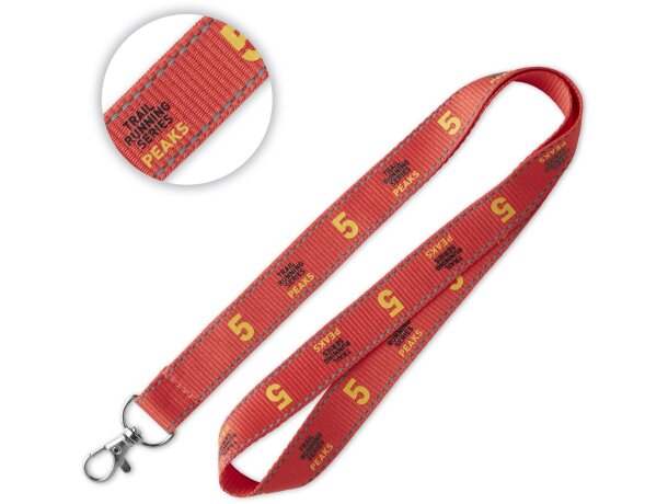 Lanyard con hilo reflectante