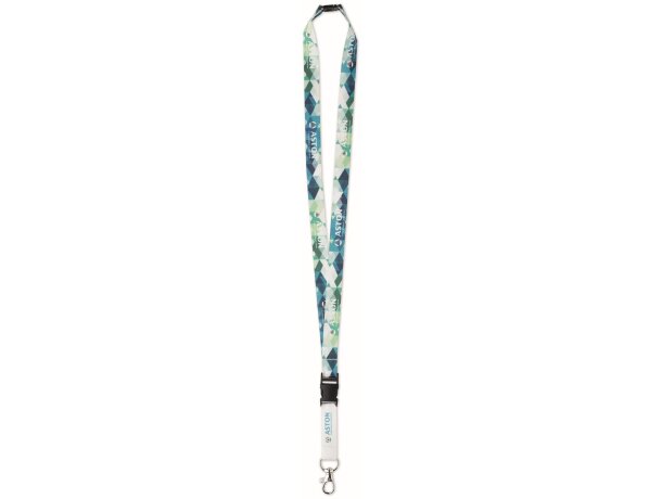 Lanyard satinado, sublimado y con hebilla 