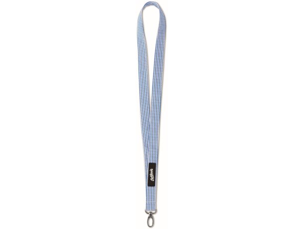 Lanyard de algodón a rayas