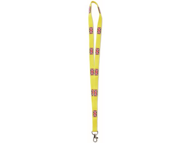 Lanyard de poliéster impreso en 3d gris oscuro