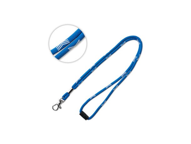 Lanyard cilíndrico tejido