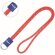 Lanyard redondo con etiqueta de pvc