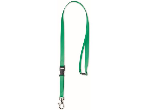 Lanyard satinado con hebilla