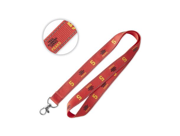 Lanyard con hilo reflectante