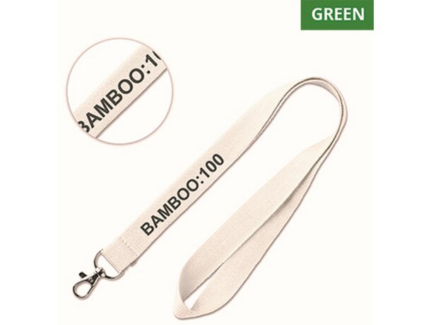 Lanyard de bambú