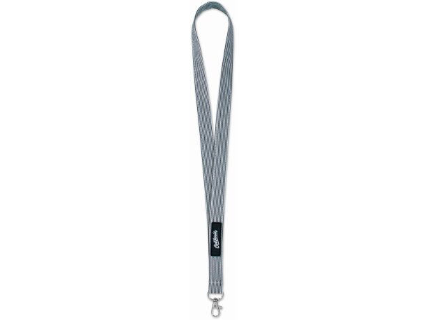 Lanyard de algodón a rayas