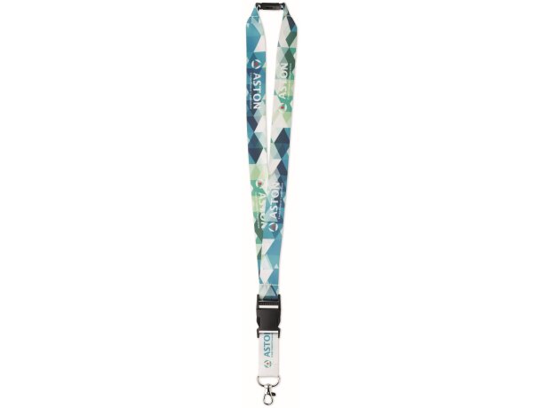 Lanyard satinado, sublimado y con hebilla 