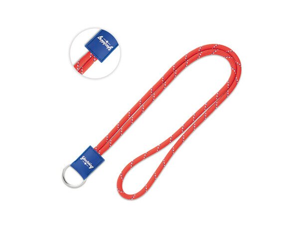 Lanyard redondo con etiqueta de pvc